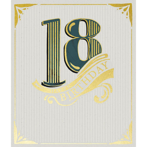Picture of 18 HAPPY BIRTHDAY CARD